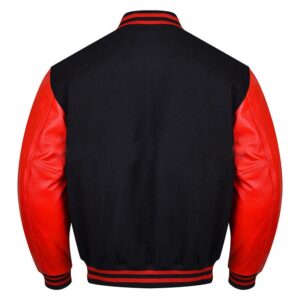Red Black Varsity Jacket​