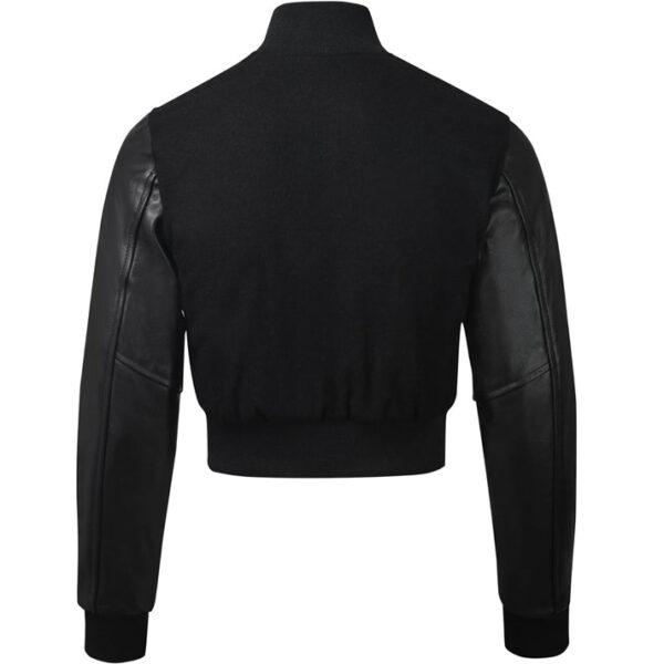 crop top varsity jacket