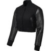 crop top varsity jacket