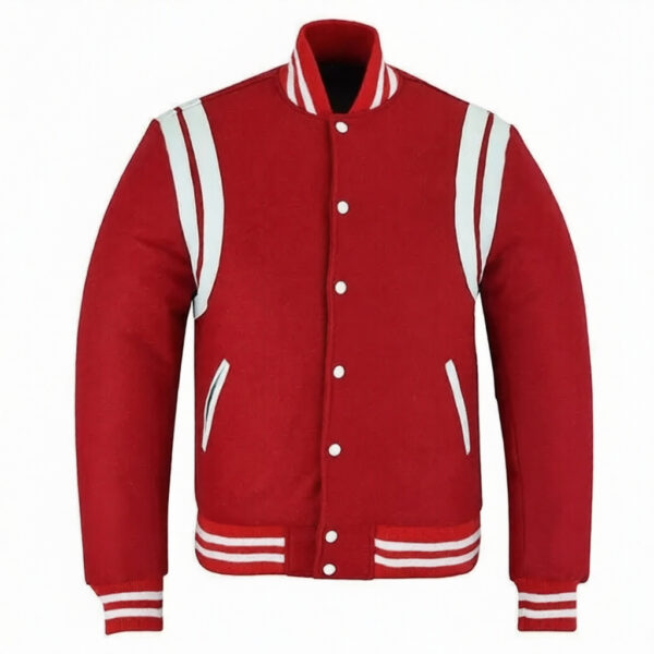 red and white letterman