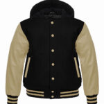 letterman jacket with hood​