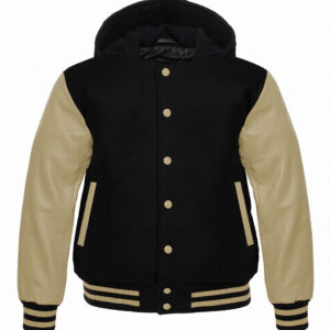 letterman jacket with hood​