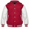 letterman jacket with hood​