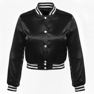 crop top varsity jacket