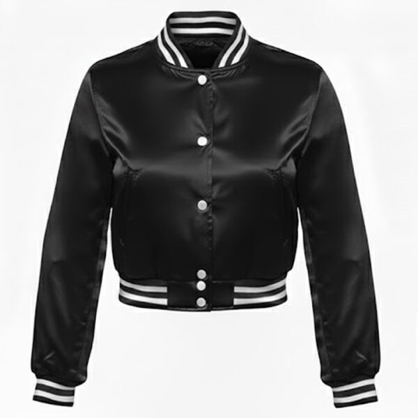 crop top varsity jacket