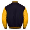 black and gold letterman jacket​