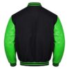 varsity jacket green and black​