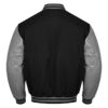 Varsity Jacket Black And Gray