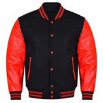 Red Black Varsity Jacket​