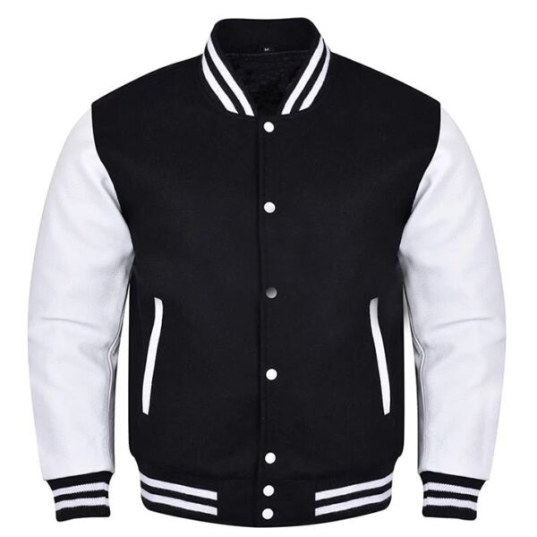 Varsity Jacket Black And White