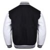black and white letterman jacket​