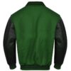 green and black varsity jacket​