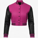 crop top varsity jacket