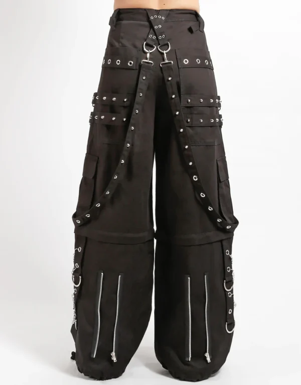 black gothic cargo pants