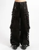 black gothic cargo pants