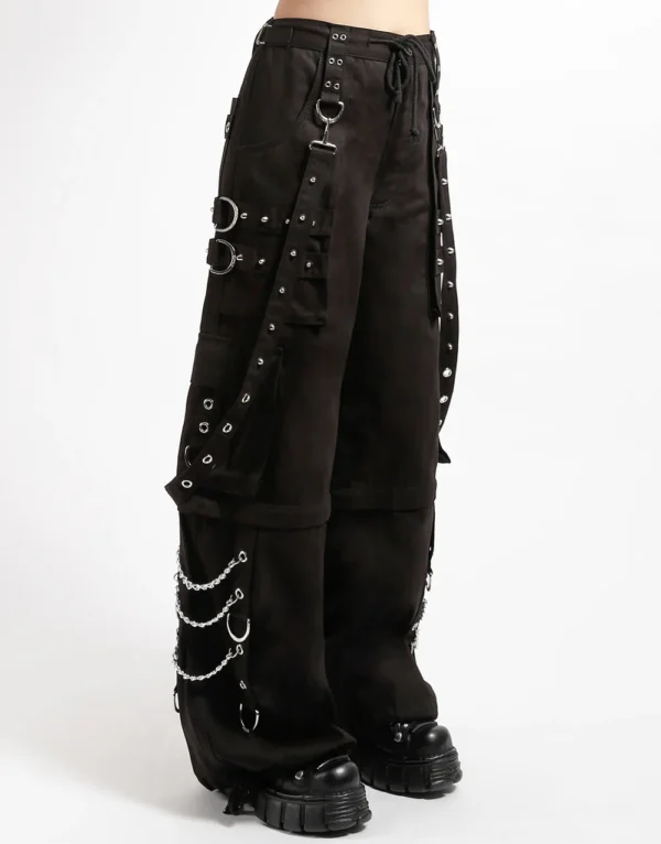 black gothic cargo pants