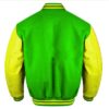 Green And Yellow Letterman Jacket