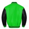 Green And Black Letterman Jacket