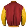 Maroon And Gold Letterman Jacket
