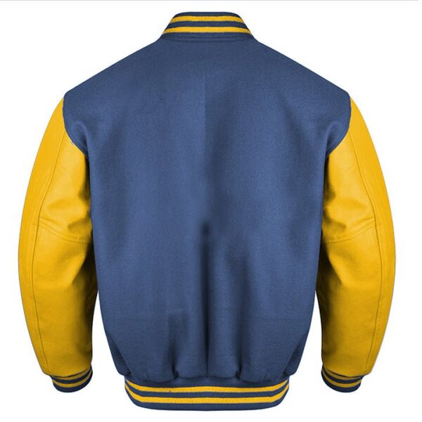 Navy And Gold Varsity Jacket​