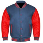 varsity jacket red and blue