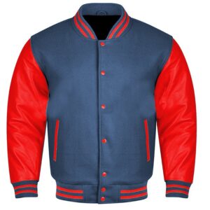 varsity jacket red and blue