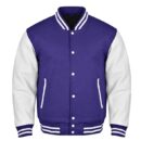 Blue And White Letterman Jacket
