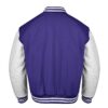 Navy Blue And White Letterman Jacket