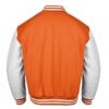 orange varsity jacket​