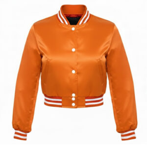 crop top varsity jacket