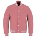 Pink Varsity Jacket Womens