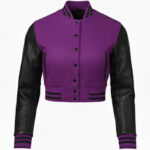 crop top varsity jacket