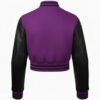 crop top varsity jacket