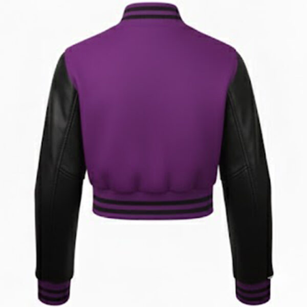 crop top varsity jacket