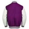 Purple And White Letterman Jacket​