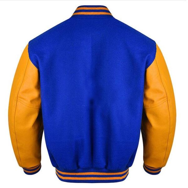 Blue And Gold Letterman Jacket