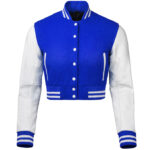 crop top varsity jacket