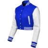 crop top varsity jacket