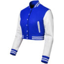 crop top varsity jacket
