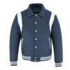Royal Blue And White Letterman Jacket