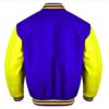 blue and yellow varsity jacket​