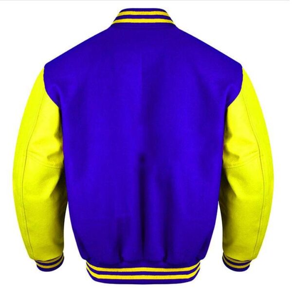 Yellow And Blue Varsity Jacket
