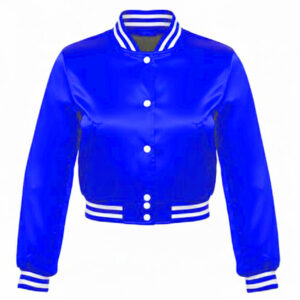 crop top varsity jacket