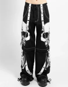 gothic wide leg pants​