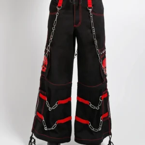 emo pants with chains​