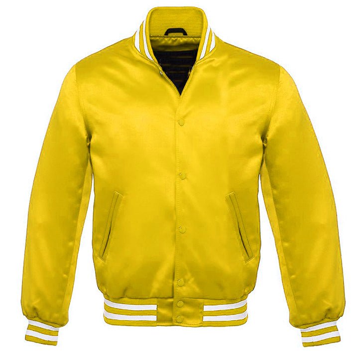yellow letterman jacket​