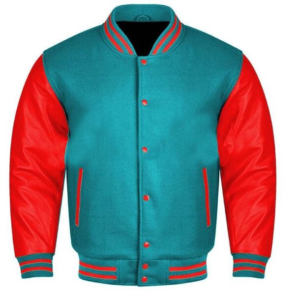 Blue Red Varsity Jacket