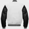 black white letterman jacket