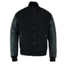 black varsity jacket mens
