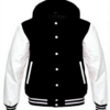 letterman jacket with hood​